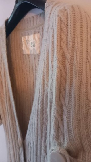 Cardigan Pepe Jeans tg S in lana ecru