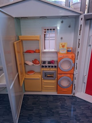 Casa Muñecas Barbie Vintage Plegable