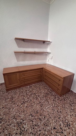 Mueble esquinero madera 1,66x1,24