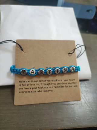 Pulsera personalizada con nombre MARTINA u otro