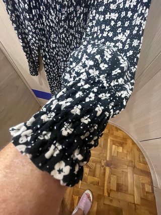 Vestido largo estampado floral