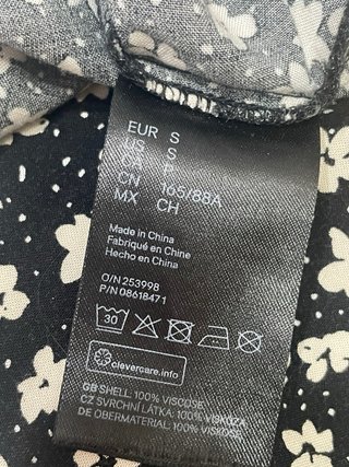 Vestido largo estampado floral