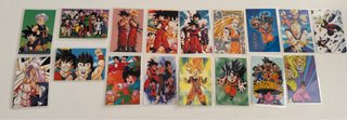 Lote 17 Cartas Dragon Ball Z