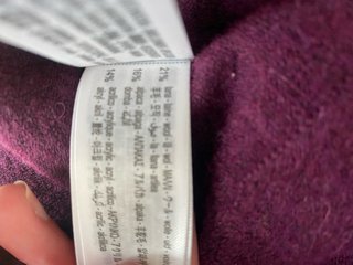 Chaqueta Zara punto berenjena con lazada