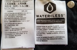 Pantalón Levis Negro Grisáceo Talla 38/ 29.