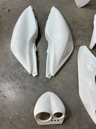 Carenado Yamaha Aerox Blanco perlado