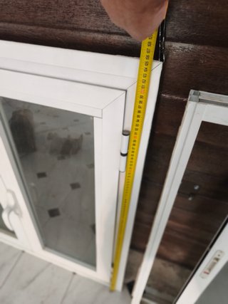 2 Ventanas Aluminio Blancas