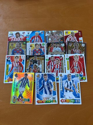 Lote cromos Griezmann Panini Adrenalyn XL