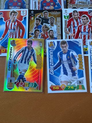 Lote cromos Griezmann Panini Adrenalyn XL