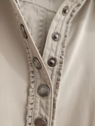 Vestido camisero Burberry Brit beige talla M