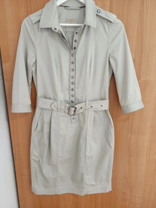 Vestido camisero Burberry Brit beige talla M