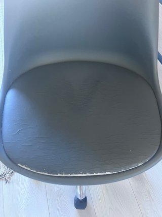 Silla de oficina ajustable gris