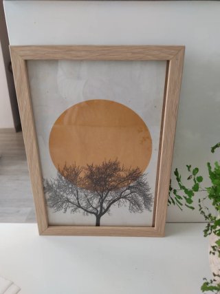 Lámina árbol sol Maison du Monde