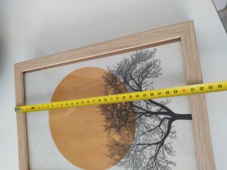 Lámina árbol sol Maison du Monde