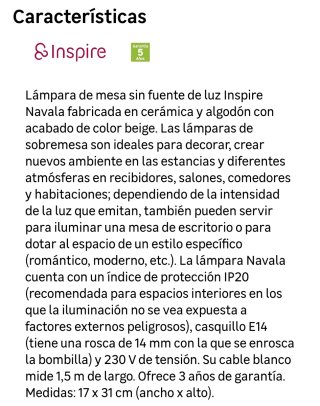 Juego de 2 Lámparas Mesita Noche