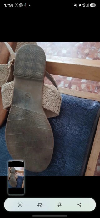 Sandalias INSIDE Beige Talla 39
