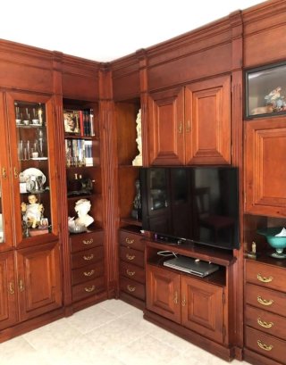 Mueble Salón Boiserie Madera