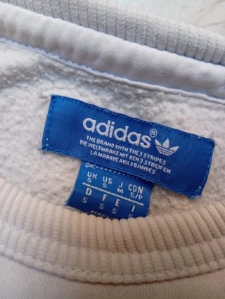 Sudadera Adidas Originals Vintage Blanca
