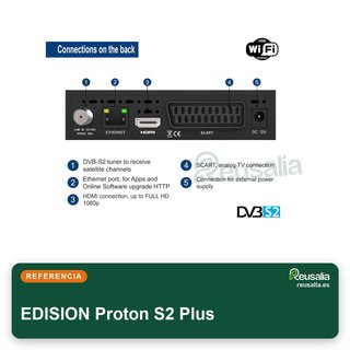 EDISION Proton S2 Plus receptor digital Full HD