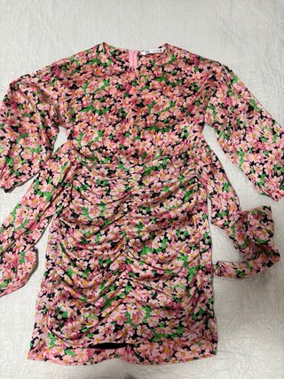 Vestido floral Zara Talla XS