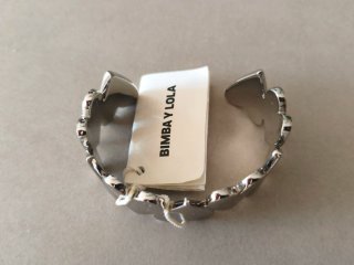 Pulsera Bimba y Lola Corazones Plata
