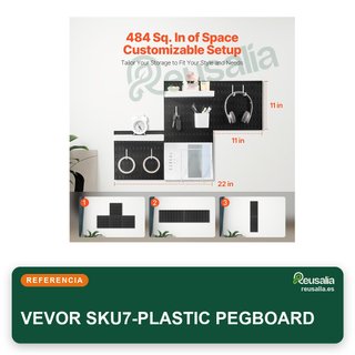 VEVOR kit organizador tablero perforado modular
