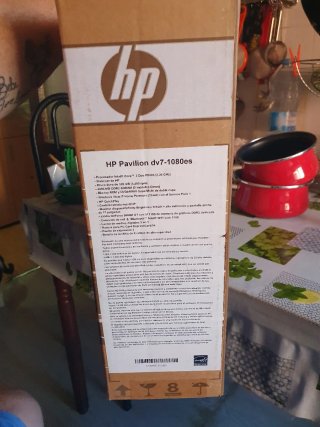 HP Pavilion dv7-1080es Portátil año 2009.