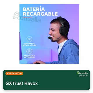GXTrust Ravox cascos gaming inalámbricos bluetooth