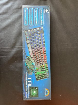 Kit Gaming KUINN Cross Zebra Teclado y Ratón