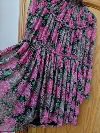 Blusa gasa vuelo forro talla 46/48