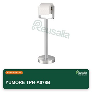 YUMORE portarrollos papel con estante acero