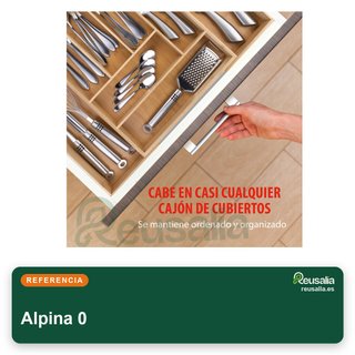 Alpina organizador cajones cubiertos extensible