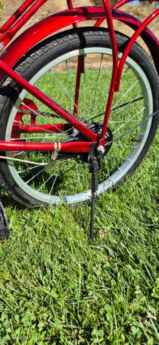 Bicicleta plegable YOGOICE roja