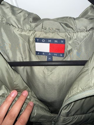 Chaqueta Tommy Jeans verde acolchada