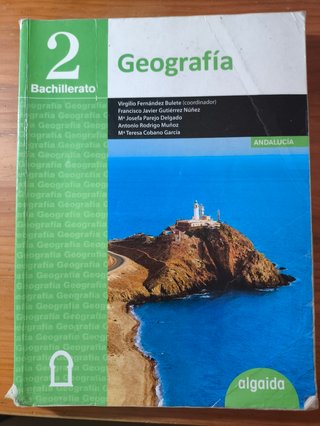 Geografía, 2 Bachillerato de la editorial Algaida