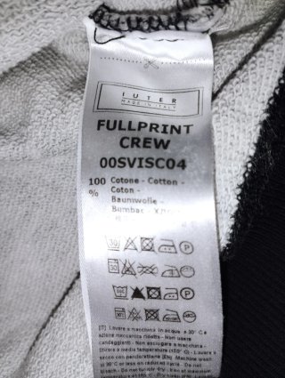 Felpa iuter streetwear con stampa costellazioni