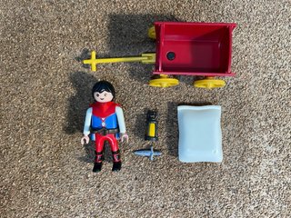 Playmobil Belén Comerciante Harina Carro