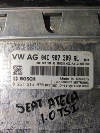 Centralita motor uce seat 04c907309al ateca 1.0 66