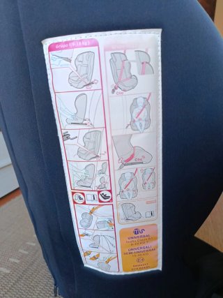 Silla Coche Ms Penguin Evolutiva Fix Roja.