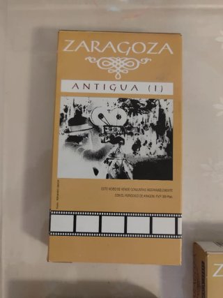Lote 3 cintas fotos antiguas de Zaragoza