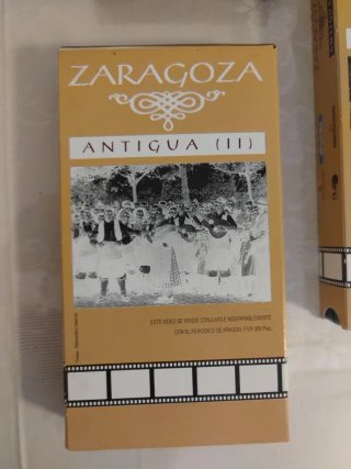 Lote 3 cintas fotos antiguas de Zaragoza