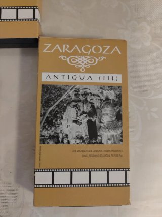 Lote 3 cintas fotos antiguas de Zaragoza