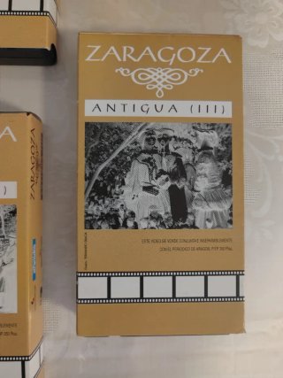 Lote 3 cintas fotos antiguas de Zaragoza