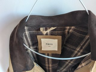 Chaqueta P&CO Beige y Marrón