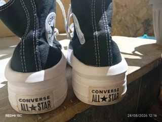 Converse All Star Platform Nere
