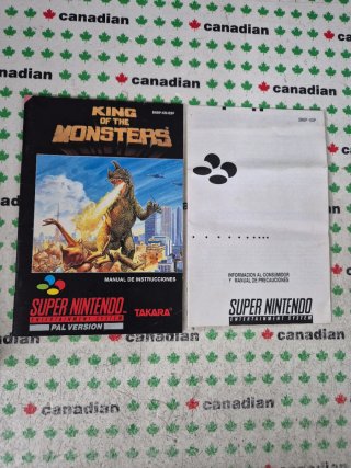 King of the Monsters Super Nintendo