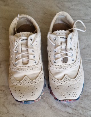 Scarpe Ruco Line bianche donna tg.36
