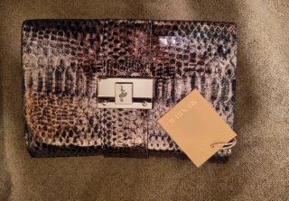 Bolso de fiesta Menbur negro y dorado