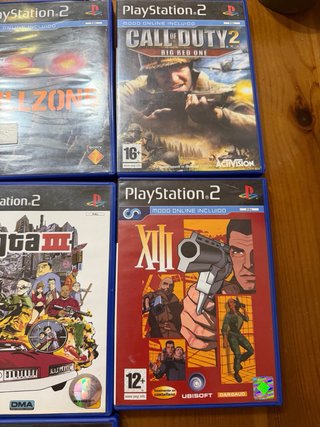 Lote 7 Juegos PS2: Splinter Cell, Hellzone, CoD, G