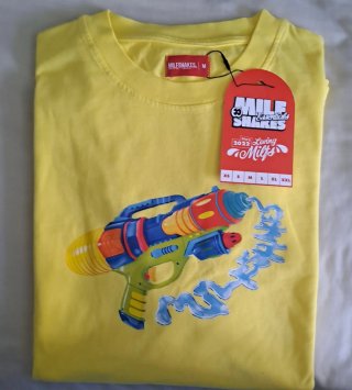 Camiseta MILFSHAKES Talla M Amarilla